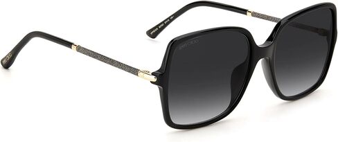 Jimmy Chu EPPIE/G/S Women's Sunglasses, black (black 19-3911tcx), 57 in Saudi Arabia
