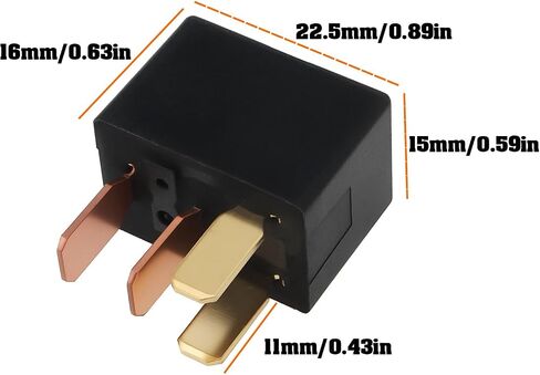1x DC 12V Micro 4 PIN مرحل السيارات ACV31012 متوافق مع رينو متوافق مع نيسان in Saudi Arabia