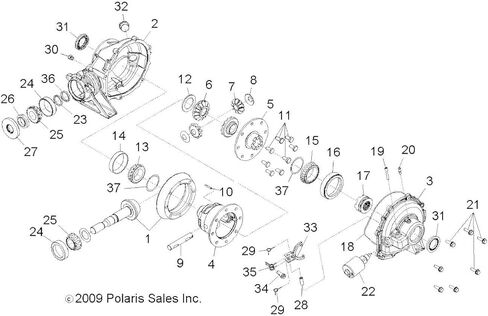 Polaris Ranger Oil Shaft Seal, Genuine OEM Part 3610146, Qty 1 in Saudi Arabia