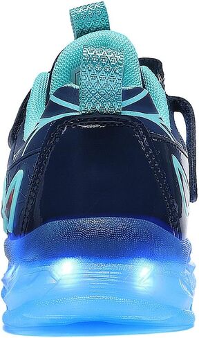 Glow LED Light-Up Shoes for Kids, Athletic Basketball Sneakers for Boys & Girls – Dynamic Web-Style High-Tops with Bright Flashing Lights for Toddlers in Saudi Arabia