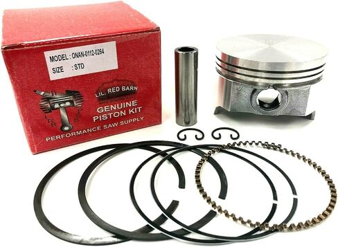 Lil Red Barn Piston & Rings Compatible with Onan Engines Standard Bore B43 B48 P216 P218 P220# 0112-0264 Free Two Day Shipping to All 50 States! in Saudi Arabia