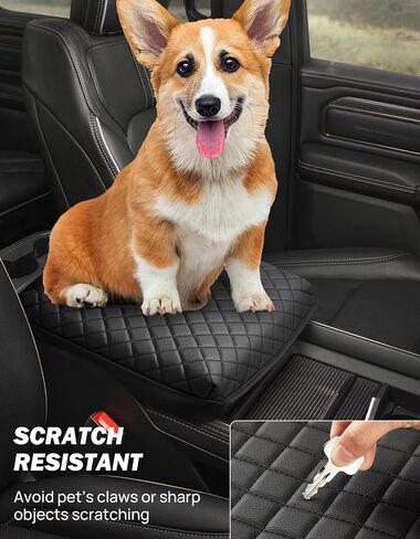 JOYTUTUS Center Console Cover Compatible with 2013-2024 Ram 1500 2500 3500, Neoprene Arm Rest Armrest Cover for Car, Middle Console Cover Lid in Saudi Arabia