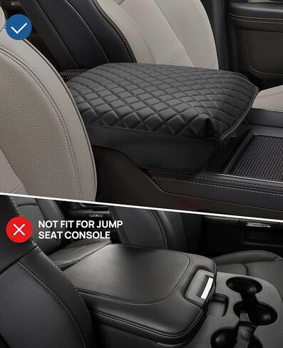 JOYTUTUS Center Console Cover Compatible with 2013-2024 Ram 1500 2500 3500, Neoprene Arm Rest Armrest Cover for Car, Middle Console Cover Lid in Saudi Arabia
