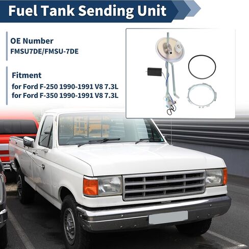 Fuel Tank Sending Unit for Ford F-250 F-350 1990-1991 V8 7.3L Fuel Pump Level Sending Unit Module for Ford F250 F350 No.FMSU-7DE in Saudi Arabia