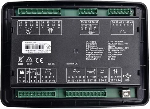 DSE6020 MKII AMF وحدة تحكم مولد الديزل السيارات بدء فشل التيار الكهربائي لوحة التحكم أجزاء اللوحة DSE6010 MKII (نسخة 6020 MKII) in Saudi Arabia