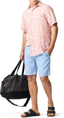 Rodd & Gunn Linen 9" Resort Short in Kuwait