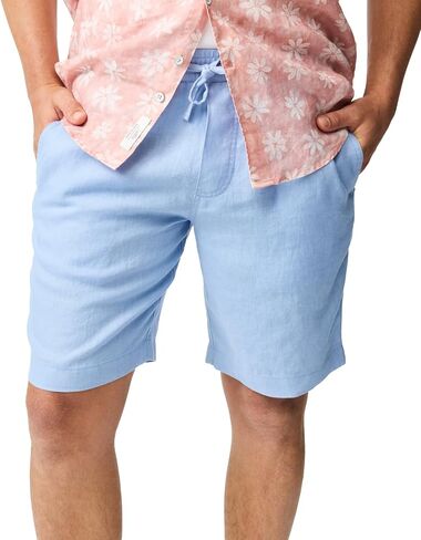 Rodd & Gunn Linen 9" Resort Short in Kuwait
