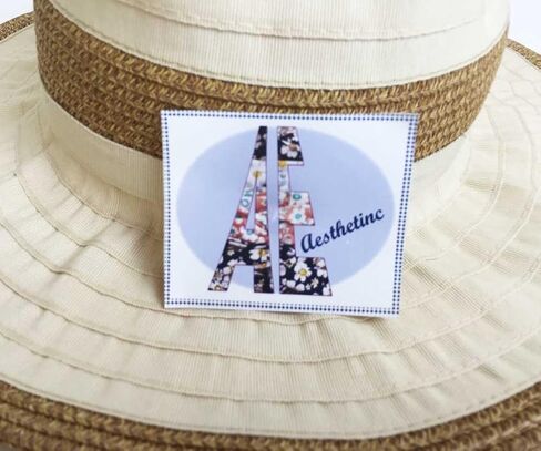 Lady Fashion Floppy Cotton Wide Brim Ribbon Sun Hat Visor Bow Accent SPF Protection Travel Sport in Saudi Arabia