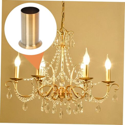 NUOBESTY 10pcs Chandelier Base Cover Crystal Chandelier Lamp Holder Sleeves for Ceiling Hanging Decorative in Saudi Arabia