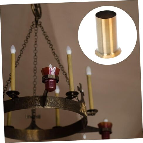 NUOBESTY 10pcs Chandelier Base Cover Crystal Chandelier Lamp Holder Sleeves for Ceiling Hanging Decorative in Saudi Arabia