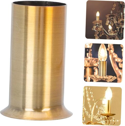 NUOBESTY 10pcs Chandelier Base Cover Crystal Chandelier Lamp Holder Sleeves for Ceiling Hanging Decorative in Saudi Arabia