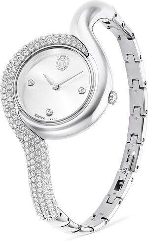 Swarovski Dextera Asymmetric Watch, Swiss Made, Metal Bracelet, Silver Tone, Stainless Steel in Saudi Arabia