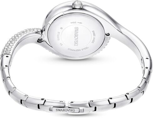 Swarovski Dextera Asymmetric Watch, Swiss Made, Metal Bracelet, Silver Tone, Stainless Steel in Saudi Arabia