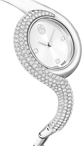 Swarovski Dextera Asymmetric Watch, Swiss Made, Metal Bracelet, Silver Tone, Stainless Steel in Saudi Arabia