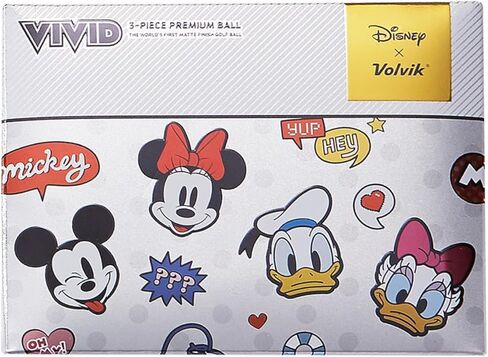 Volvik x Disney - مجموعة كرات جولف ميكي آند فريندز Vivid Collector دستة هدايا in Saudi Arabia