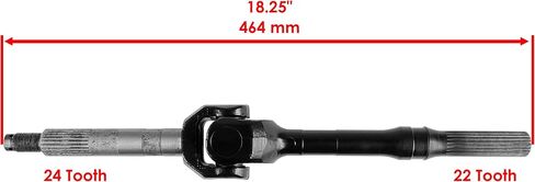 Caltric Rear Axle Drive Shaft Kit Compatible with Kawasaki Mule 2510 KAF620-A KAF620A 4X4 1994 1995 1996-1999 in Saudi Arabia