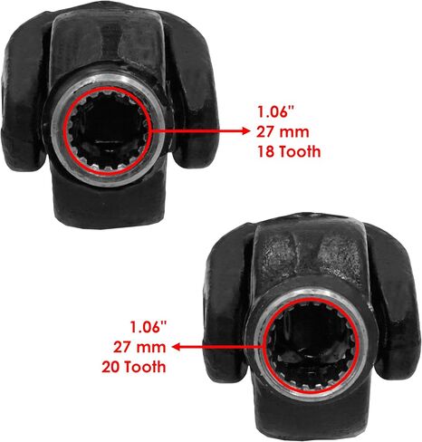 Caltric Rear Propeller Drive Shaft Compatible with Can-am Renegade 1000 STD EFI 2015 in Saudi Arabia