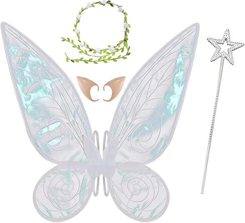 Fairy Wings for Adults,Butterfly Wings for Girls,Angel Wings,Fairy Costume for Women Halloween Dress Up Party Favor Rose in Saudi Arabia