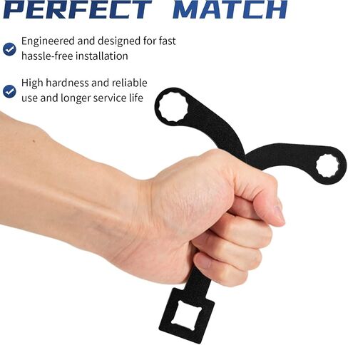 Sunluway 12mm & 15mm Turbo Charger Bolt Wrench Tool, For Cummins ISB 5.9L and 6.7L Turbo Diesel Engines, Turbo Charger Bolt Wrench for Chrysler/Dodge/Jeep Replaces 9866B 9866A 9866 in Saudi Arabia