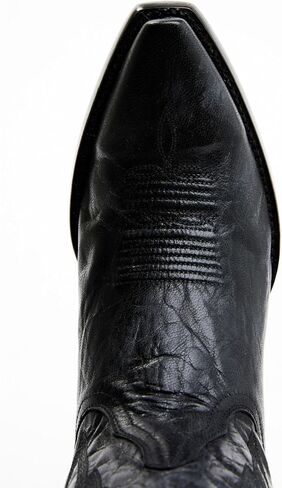 STALOV Cowboy Boots for Women Embroidered Chunky Heel Mid Calf Pointed Toe Pull On Western Fashion Cowgirl Boot in Kuwait