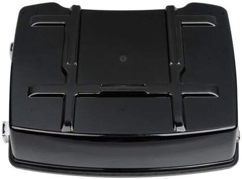 TCMT 10.7" Chopped Motorcycle Trunk Box Set Fits For Harley Touring 1997-2013 Road King Road Glide Street Glide Electra Glide(Chrome Latches) Pack Trunk in Saudi Arabia