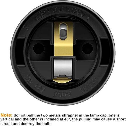 Simple Deluxe 20 Feet Extension Hanging Lantern Pendant Light Lamp Cord Cable E26 Socket (No Bulb Included), White in Kuwait