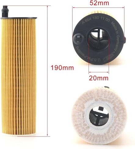 10Pcs/Lot A6541801100 6541801100 Engine Oil Filter For G-Class GLS 6541801100 in Saudi Arabia