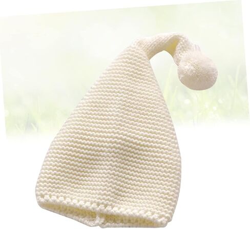 Christmas Knit Beanie Santa Hat for Warm Hat with Fluffy Pompom Cap for Boys and Soft and Comfortable for Holiday Fun in Saudi Arabia