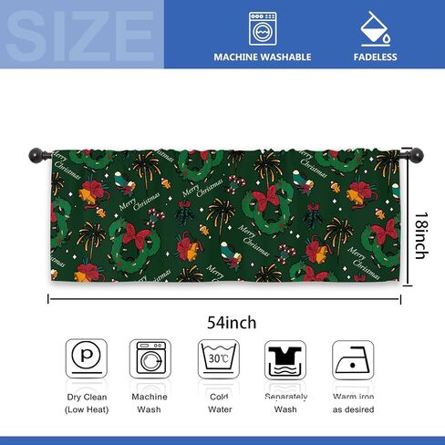 القط شبح هالوين مضحك ستارة المطبخ الستارة 54W × 18L بوصة مخيف الرعب مخيف الخفافيش اليقطين قضيب جيب قصيرة مقهى نافذة صغيرة العلاج الستائر ديكور in Kuwait