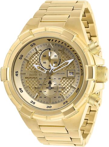 Invicta Men's 28122 Aviator Analog Display Quartz Gold Watch in Saudi Arabia