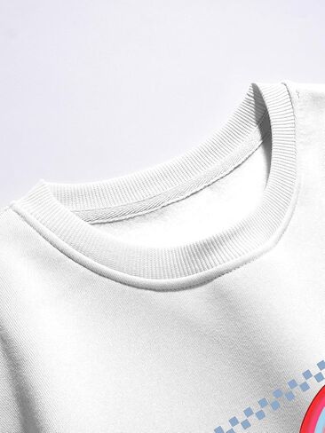Verdusa Women's Lobster Sweatshirt Streetwear Drop Shoulder Pullover Tops in Saudi Arabia