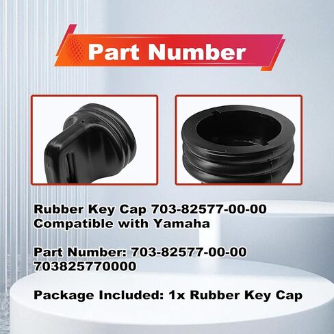 1 Pcs Rubber Ignition Key Cover Compatible with Yamaha Marine 300 and 700 Series Keys Outboard 115 130 150 60 70 90 Replace#703825770000 703-82577-00-00 in Saudi Arabia