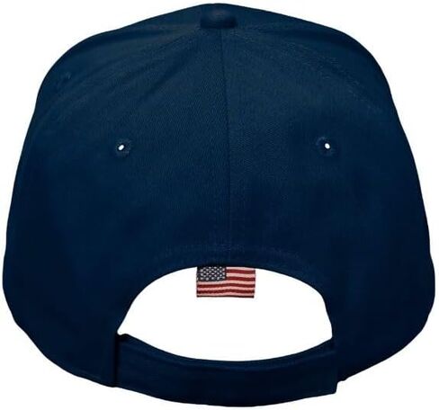 Christian Cross Baseball Cap, Religious 3 Nail Design, Navy AM350 Flag Brim HAT Jesus Christian Hat Choices Adjustable Hat and Free Decal. in Saudi Arabia
