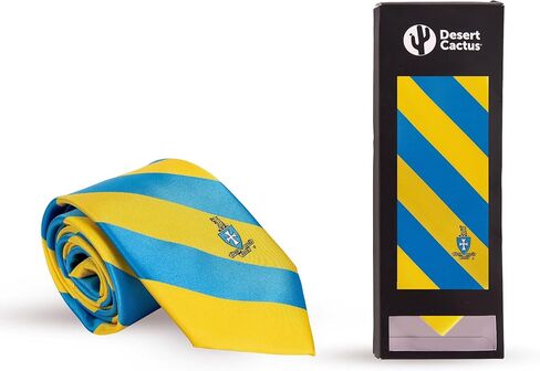 Desert Cactus Sigma Chi Tie Fraternity 100% بوليستر مع شعار مرخص رسميًا (النمط A) in Kuwait