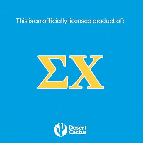 Desert Cactus Sigma Chi Tie Fraternity 100% بوليستر مع شعار مرخص رسميًا (النمط A) in Kuwait