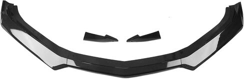 Car Front Spoiler Lip Splitter for Chevrolet Camaro 2016-2024 Glossy Black Carbon Fiber Look in Saudi Arabia