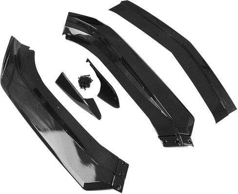 Car Front Spoiler Lip Splitter for Chevrolet Camaro 2016-2024 Glossy Black Carbon Fiber Look in Saudi Arabia