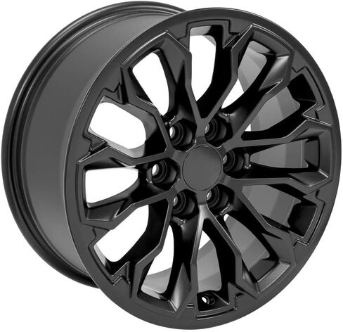 حافة OE Wheels CV54 مقاس 17 بوصة تناسب طراز كولورادو ZR2 6x120 17x8 أسود ساتان - هولاندر 5891 (1) in Saudi Arabia