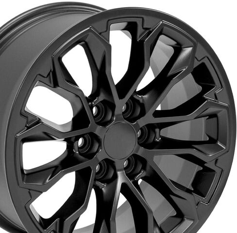 حافة OE Wheels CV54 مقاس 17 بوصة تناسب طراز كولورادو ZR2 6x120 17x8 أسود ساتان - هولاندر 5891 (1) in Saudi Arabia