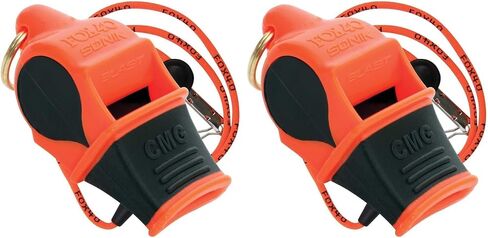 Fox 40 Sonik Blast whistle (orange black) in Kuwait