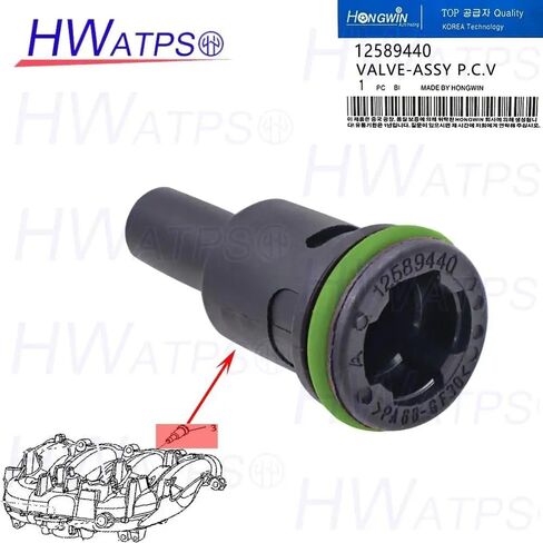 2PCS Positive Crankcase Ventilation PCV Valve For Buick Regal GS Chevrolet Cobalt HHR SS Saturn Sky Red Line 2.0L 12589440 in Saudi Arabia