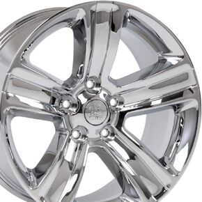 إطارات OE Wheels DG65 مقاس 20 بوصة تناسب طراز Ram 1500 5x139.7 20x9 كروم - هولاندر 2453 (1) in Saudi Arabia