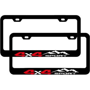 2 Pack Pink Silly Goose On The Loose License Plate Frames, Stainless Steel Cute License Plate Holders Covers with Screws Fasteners Caps in Saudi Arabia