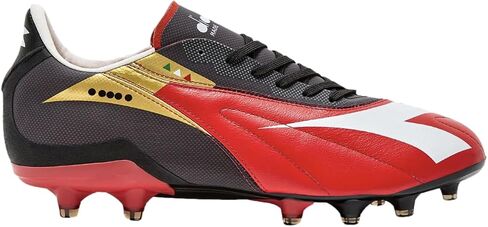 حذاء كرة القدم Diadora Maximus Veloce ITA SLX للرجال للأرضيات الصلبة - صناعة جلدية تراثية، مقاوم للماء، خفيف الوزن بشكل استثنائي، صنع في إيطاليا in Saudi Arabia