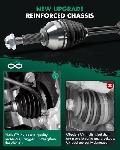 SCITOO Front CV Axle Shaft Assembly Compatible with 2013-2019 for Ford Flex,2013-2019 for Ford Taurus,2013-2016 for Lincoln MKS,2014-2019 for Lincoln MKT ‎NCV11179 in Saudi Arabia