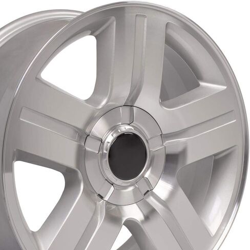 OE Wheels CV84 20 Inch Rim Fits Tahoe Style 6x139.7 20x8.5 Gloss Silver Machined - Hollander 5291 (1) in Saudi Arabia
