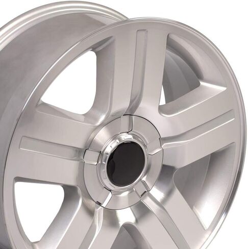 OE Wheels CV84 20 Inch Rim Fits Tahoe Style 6x139.7 20x8.5 Gloss Silver Machined - Hollander 5291 (1) in Saudi Arabia