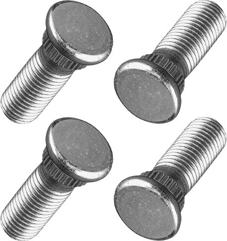 Caltric 4 Front or Rear Wheel Hub Stud Bolt Compatible with Yamaha Big Bear 400 YFM400N 2001 2002 2003 2004 2005 in Saudi Arabia