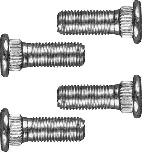 Caltric 4 Front or Rear Wheel Hub Stud Bolt Compatible with Yamaha Big Bear 400 YFM400N 2001 2002 2003 2004 2005 in Saudi Arabia
