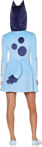 Spirit Halloween Bluey Adult Hooded Dress Costume | Officially Licensed | Group Costumes in Saudi Arabia